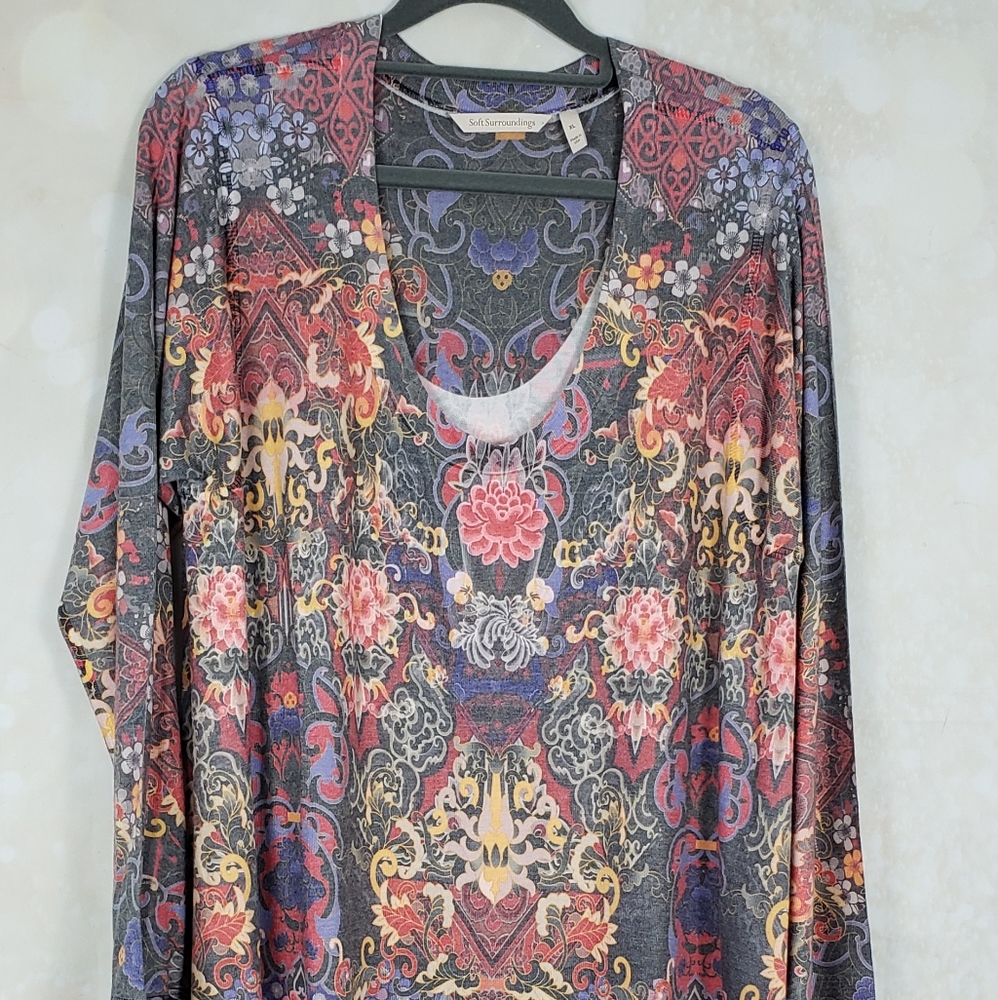 Soft Surroundings mini dress or tunic top size XL